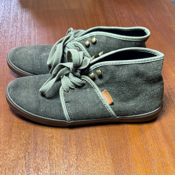 Vans Olive Green High-Top ladies Shoes - Picture 5 of 8